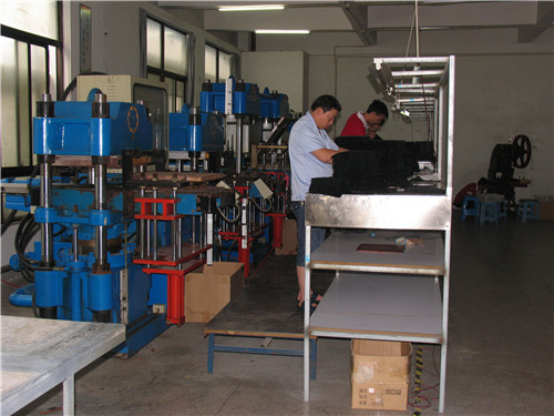 Curing machine production line